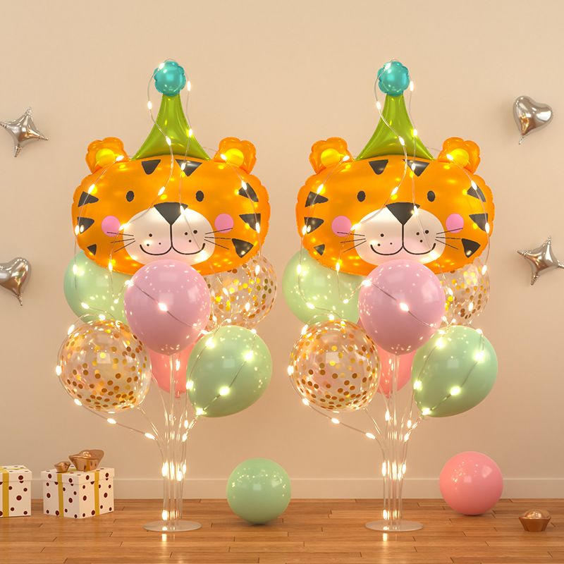 生日气球制饰ins桌飘布置