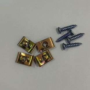 铆钉替代固定器卫生间门锁锁舌固定螺丝铆钉配件固定器厕所固定片