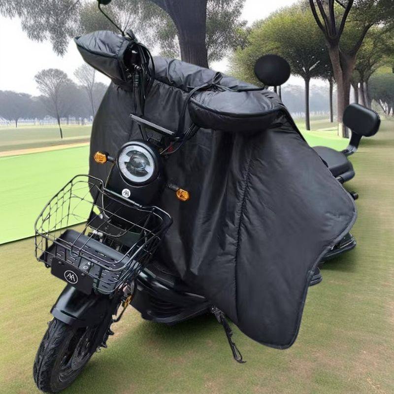 特大号摩托车挡风被冬季电动车挡风被 双面防水挡风被电动车 电动