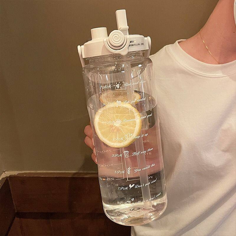 柠檬水专用杯超大容量双