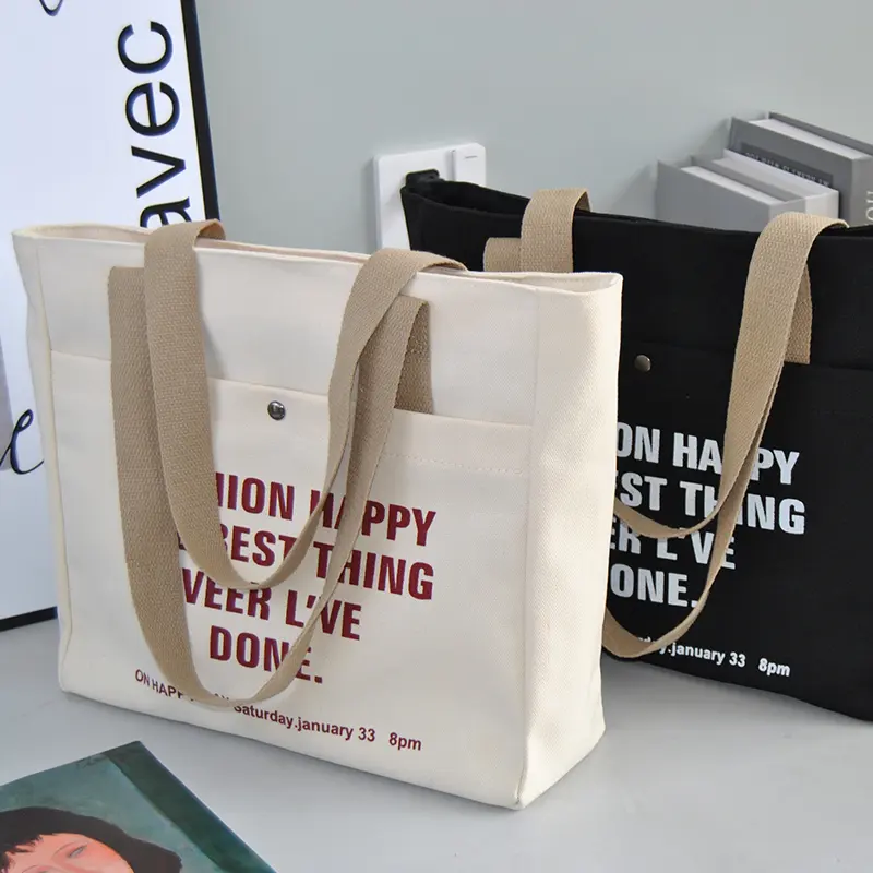 新款单肩帆布包韩版手提百搭韩版