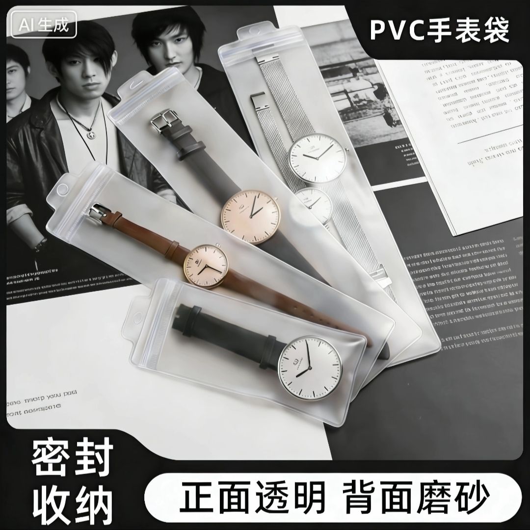 手表防水袋PVC长条自封口