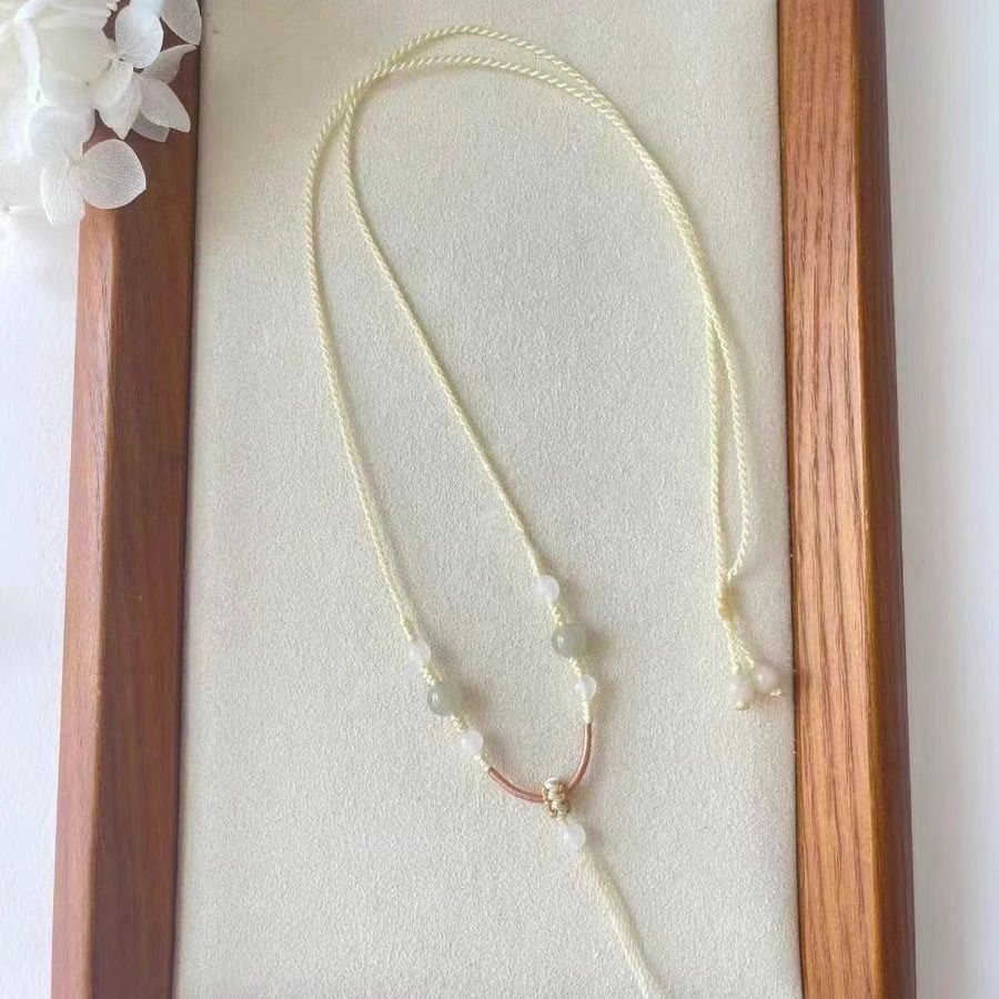 女士高端吊坠挂绳手工编