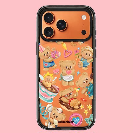 香港代购CASE星宇橙黄/油小熊手机壳适用苹果17promax防摔iphone16/15plus/pro保护套14/13/12磁吸Magsafe11