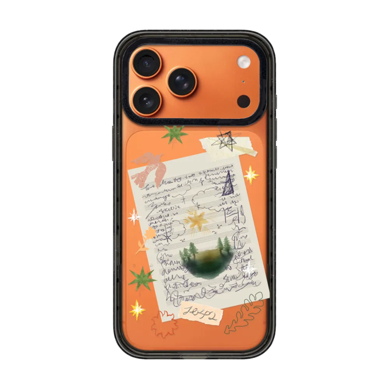 【韩国代购】小鹿星光旋律透明手机壳适用iphone17/16promax保护套iphone15plus防摔14/13pro磁吸Magsafe12女