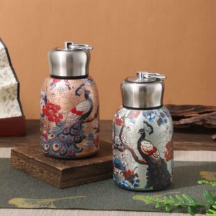 国潮304小胖丁口袋保温杯提手便捷简约时尚杯子公司礼品