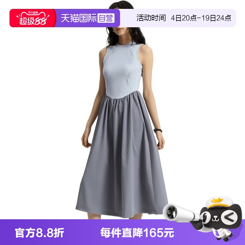 【自营】adidas阿迪达斯女子运动休闲短袖连衣裙KS5168