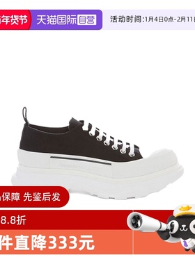 【自营】ALEXANDER MCQUEEN厚底圆头男女同款休闲鞋697072 W4AAQ