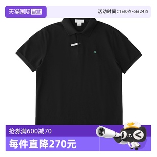 凯文克莱男休闲商务T恤珠地网眼短袖 Klein 自营 Polo衫 Calvin
