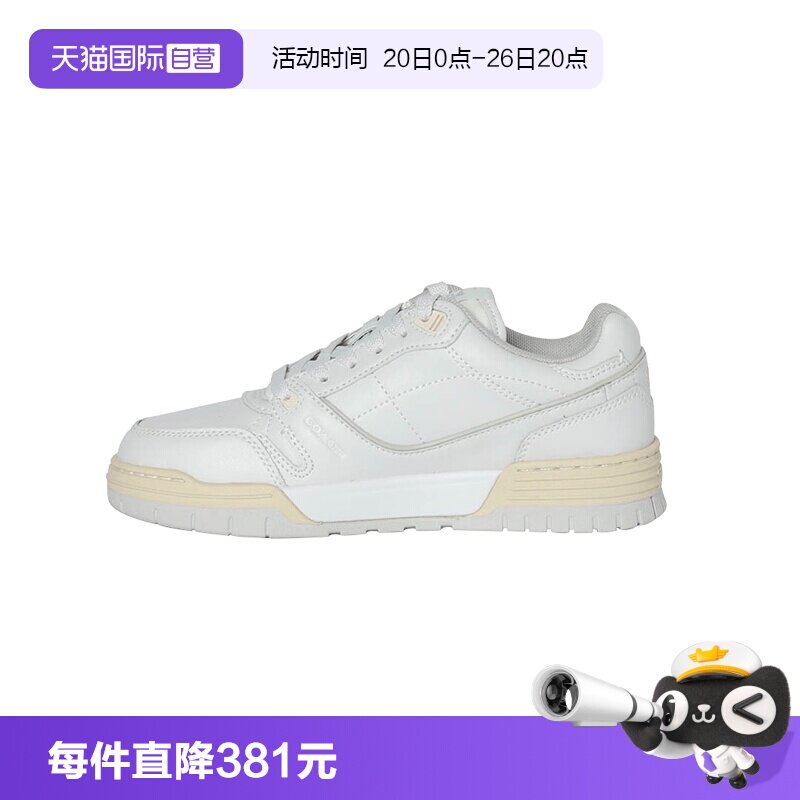 【自营】COACH/蔻驰soho女士圆头系带低帮板鞋厚底女鞋德训鞋