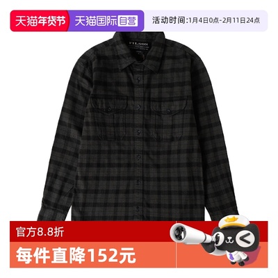 FILSON常规版长袖格子衬衫男士