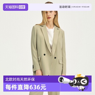 Polo 商场同款 休闲西装 Marc 二醋酸精致干练修身 女 自营