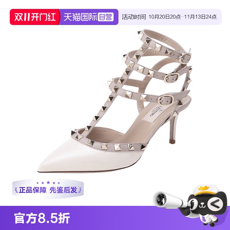 铆钉鞋凉鞋高跟鞋女鞋华伦天奴