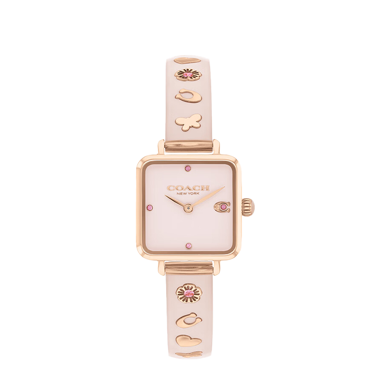 COACH/蔻驰方盘石英机芯女时尚表