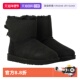 UGG秋冬女士时尚 自营 平底圆头蝴蝶结纯色短靴雪地靴1016225