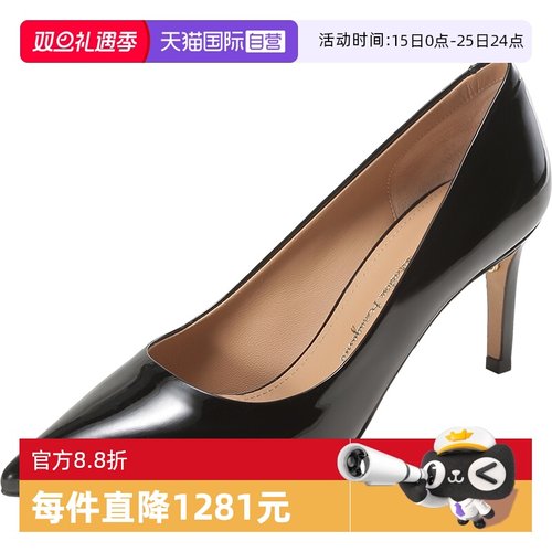 女鞋菲拉格慕尖头鞋高跟鞋皮鞋