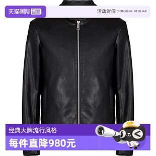 Exchange阿玛尼 男士 修身 8NZB08 Armani 仿皮夹克 ZNAAZ 自营