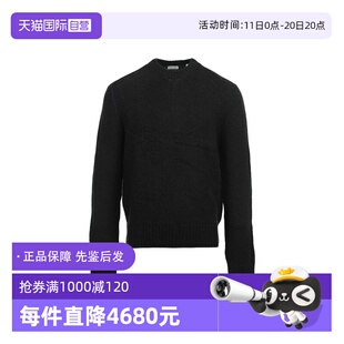 自营 宽松圆领骑士提花针织衫 BURBERRY 羊绒衫 毛衣 博柏利男士