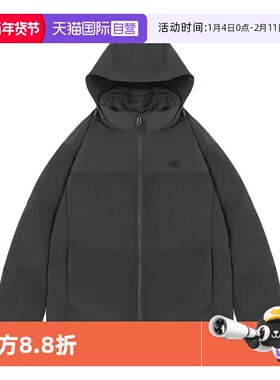 【自营】NEW BALANCE男女款运动休闲服保暖羽绒服外套NPE42031DKG