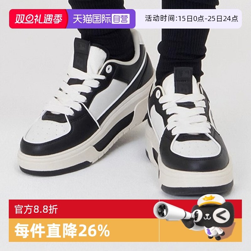 MLB男鞋女鞋新款厚底运动鞋板鞋