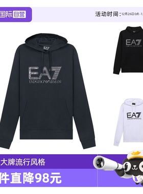 【自营】Emporio Armani Ea7 男士连帽长袖卫衣 6KPM62 PJ05Z套头
