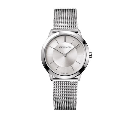 【自营】Calvin Klein官方CK正午系列三眼米兰带时尚百搭石英表