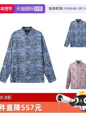 【自营】EA阿玛尼 男士宽松版休闲长袖衬衫 H31FA1 C114C