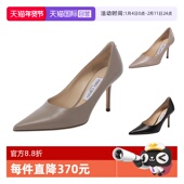 自营 Jimmy 女士牛皮尖头高跟鞋 LOVE Choo周仰杰 皮鞋 ZNU