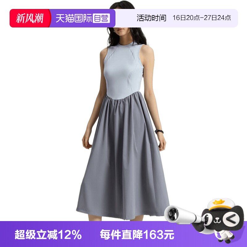 【自营】adidas阿迪达斯女子运动休闲吊带短袖连衣裙KS5168