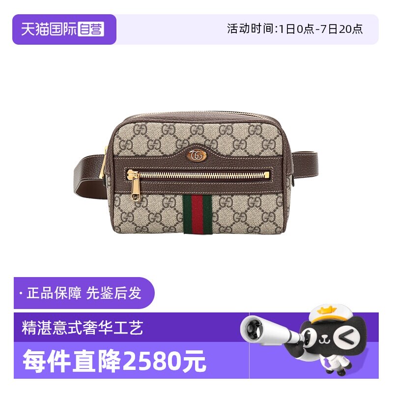 GUCCI古驰帆布小号腰包