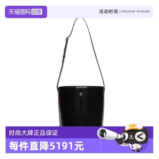 时尚 巴利秋冬新款 Bally 女士油蜡牛皮斜挎水桶包6310798 自营