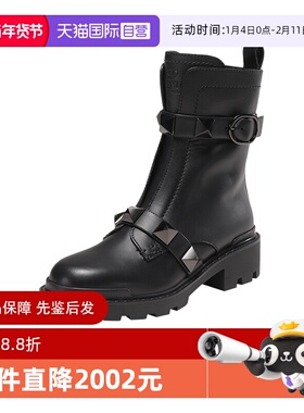 【自营】Valentino/华伦天奴女士靴子短靴皮靴 2S0CJ3 FYP短筒