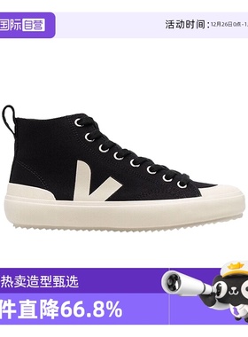 【自营】VEJA时尚高帮运动帆布板鞋女款休闲时尚百搭透气舒适轻便