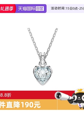 【自营】Swarovski/施华洛世奇时尚百搭  蓝色水晶项链5711346