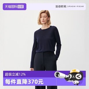 Polo 品牌经典 可机洗纯羊毛圆领针织衫 Marc 系列 女 自营