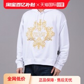 B7GUA711 36604 男士 刺绣连帽卫衣网球老钱风 自营 VJC范思哲