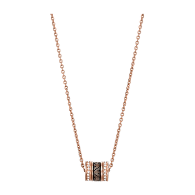 阿玛尼黑金小蛮腰女士项链