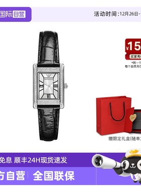 【自营】Armani阿玛尼手表小方表气质休闲女士石英腕表AR11623