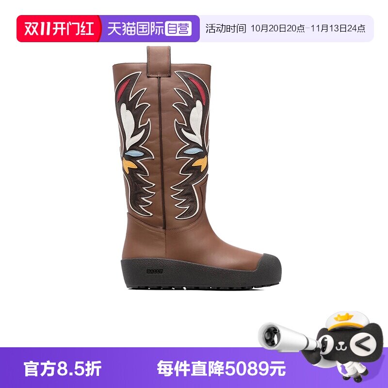 Bally/巴利小牛皮高筒靴子