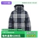 格纹休闲短款 博柏利男士 BURBERRY 秋冬保暖羽绒服面包服 自营