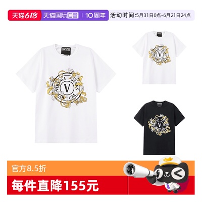 VJC范思哲圆领短袖T恤