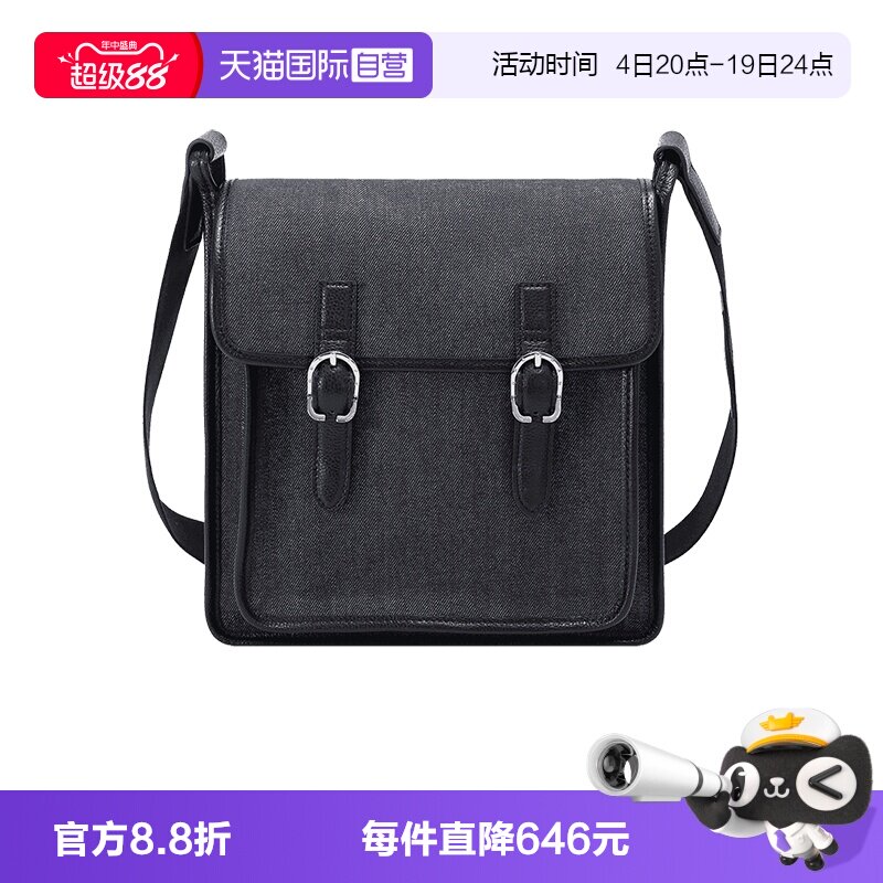 珑骧牛仔帆布包单肩斜挎包