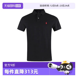 【自营】RALPH LAUREN/拉夫劳伦男士休闲刺绣半排扣短袖PoloT恤衫