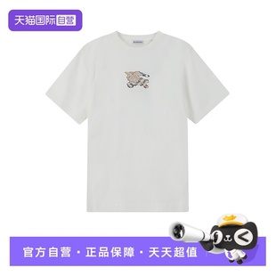 自营 T恤 BURBERRY 刺绣贴饰圆领短袖 8116170 博柏利男士