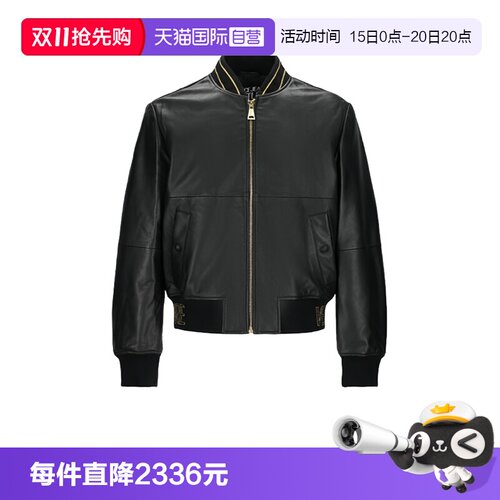 范思哲男士皮衣皮夹克