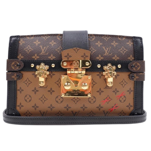 【自营】中古95新路易威登Louis Vuitton Trunk Clutch单肩包女包