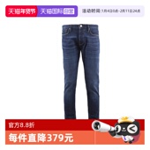 时尚 百搭直筒纽扣拉链牛仔裤 ARMANI 阿玛尼男士 自营 EMPORIO