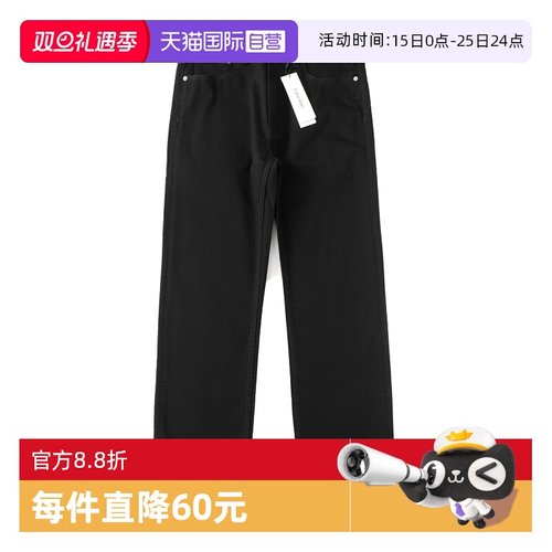 CalvinKlein拉链直筒长裤