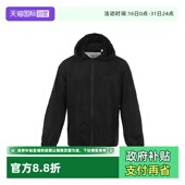 博柏利男士 BURBERRY FW25骑士印章印花连帽拉链尼龙夹克 自营