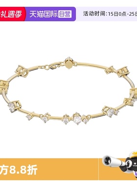 【自营】Swarovski/施华洛世奇Constella手镯金色轻奢设计感S